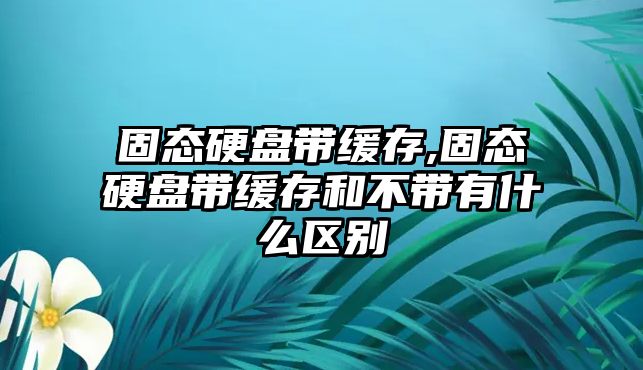 固態硬盤帶緩存,固態硬盤帶緩存和不帶有什么區別